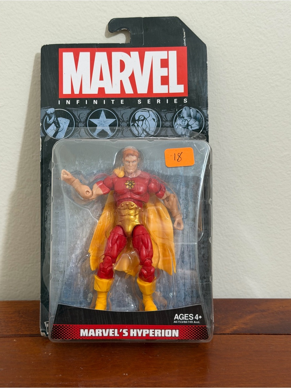 Marvel Infinite Series Hyperion Action Figure - Red, Gold, Yellow